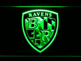 Baltimore Ravens (9) LED Neon Sign USB - Green - TheLedHeroes