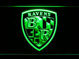 Baltimore Ravens (9) LED Neon Sign Electrical - Green - TheLedHeroes