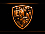 Baltimore Ravens (9) LED Neon Sign USB - Orange - TheLedHeroes