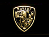 Baltimore Ravens (9) LED Neon Sign USB - Yellow - TheLedHeroes