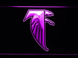 Atlanta Falcons (3) LED Neon Sign USB - Purple - TheLedHeroes