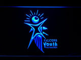 Atlanta Falcons Youth Foundation LED Neon Sign Electrical - Blue - TheLedHeroes