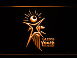 Atlanta Falcons Youth Foundation LED Neon Sign Electrical - Orange - TheLedHeroes