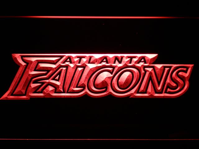 Atlanta Falcons (4) LED Neon Sign Electrical - Red - TheLedHeroes