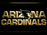 Arizona Cardinals (5) LED Neon Sign USB - Yellow - TheLedHeroes