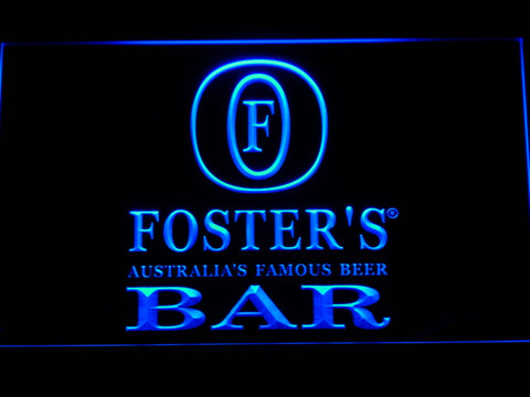 FREE Foster Bar LED Sign - Blue - TheLedHeroes