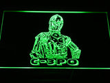 FREE Star Wars C-3PO LED Sign - Green - TheLedHeroes