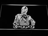 FREE Star Wars C-3PO LED Sign - White - TheLedHeroes