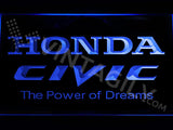 Honda Civic LED Sign - Blue - TheLedHeroes