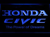 FREE Honda Civic LED Sign - Blue - TheLedHeroes