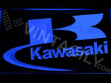 Kawasaki 2 LED Sign - Blue - TheLedHeroes