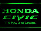 FREE Honda Civic LED Sign - Green - TheLedHeroes