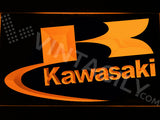 Kawasaki 2 LED Sign - Orange - TheLedHeroes