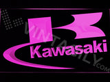 Kawasaki 2 LED Sign - Purple - TheLedHeroes