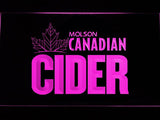 Molson Canadian Cider LED Neon Sign Electrical - Purple - TheLedHeroes