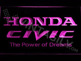 Honda Civic LED Sign - Purple - TheLedHeroes