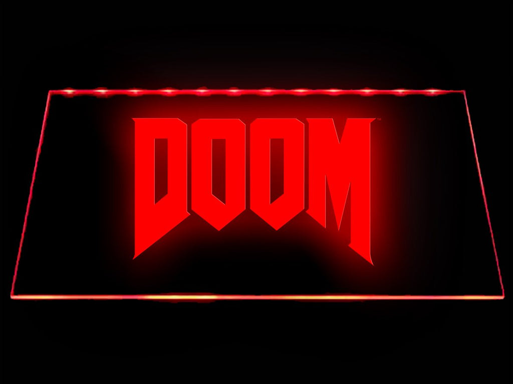 Doom LED Neon Sign Electrical - Red - TheLedHeroes