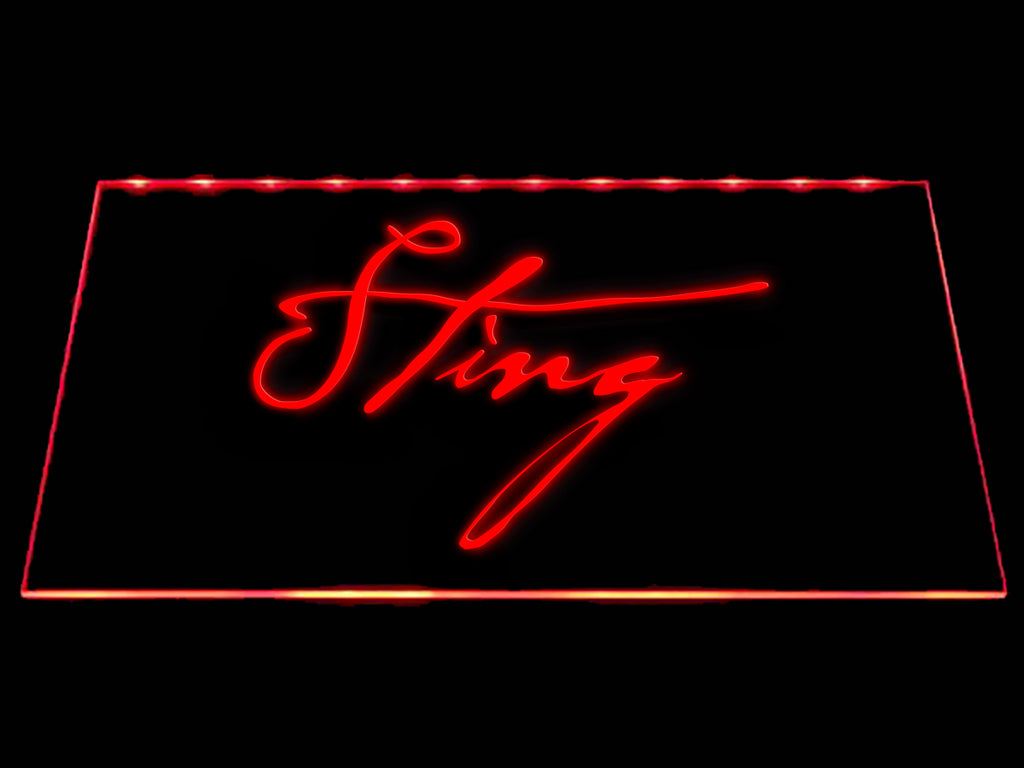 FREE Sting LED Sign - Red - TheLedHeroes