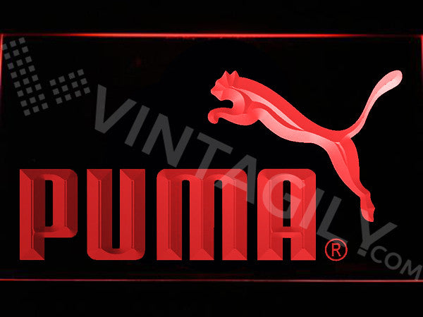 Puma LED Sign - Red - TheLedHeroes