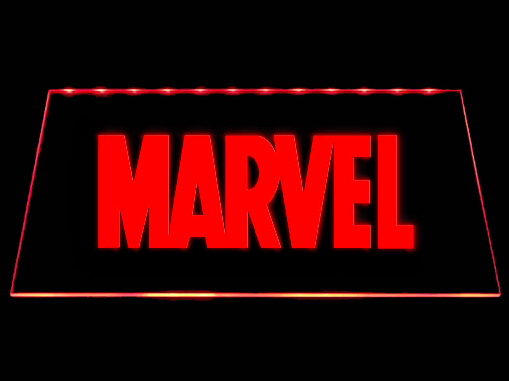 FREE Marvel LED Sign - Red - TheLedHeroes