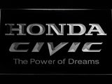 FREE Honda Civic LED Sign - White - TheLedHeroes