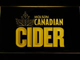 Molson Canadian Cider LED Neon Sign Electrical - Yellow - TheLedHeroes