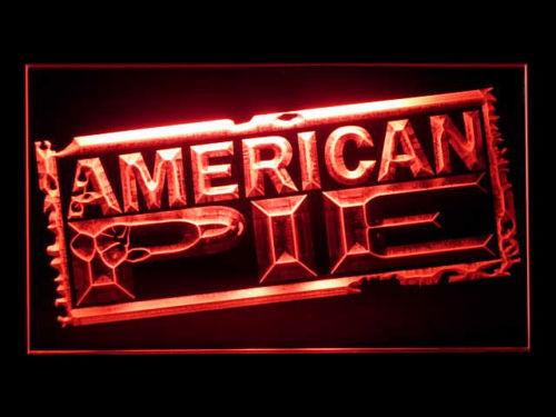 American Pie LED Neon Sign Electrical - Red - TheLedHeroes