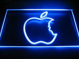 Apple Logo Steve Jobs LED Neon Sign Electrical - Blue - TheLedHeroes