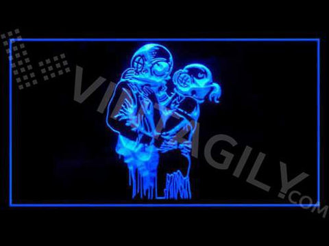 Banksy Graffiti Think Tank LED Neon Sign Electrical -  - TheLedHeroes