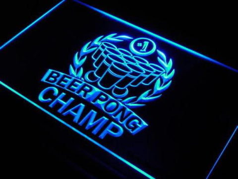 Beer Pong Champ LED Neon Sign Electrical -  - TheLedHeroes