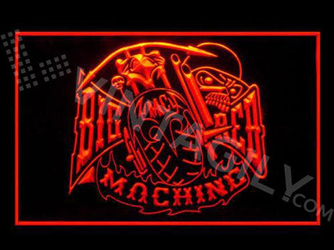 Big Red Machine Skull LED Neon Sign USB -  - TheLedHeroes