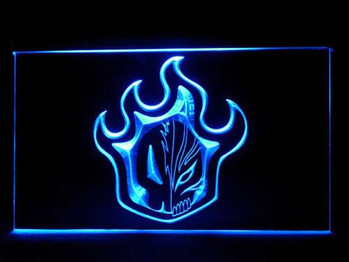 Bleach Soul Reapers LED Neon Sign USB - Blue - TheLedHeroes