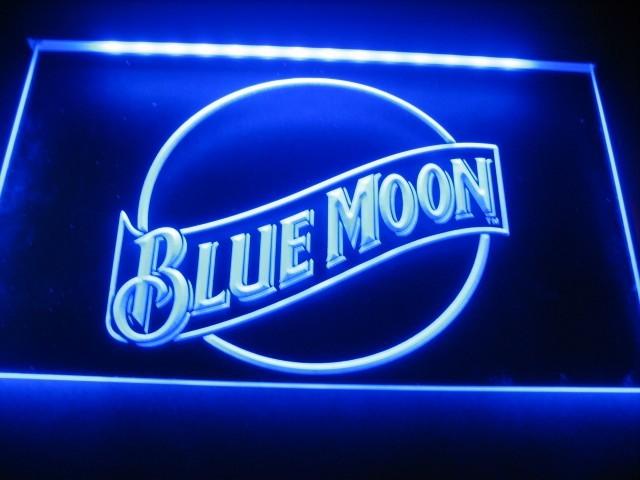 Blue Moon LED Neon Sign USB - Blue - TheLedHeroes