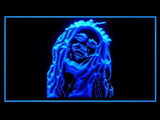 Bob Marley 2 LED Neon Sign USB - Blue - TheLedHeroes