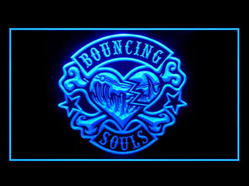 Bouncing Souls LED Sign - Blue - TheLedHeroes