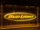 Bud Light (2) LED Neon Sign USB - Yellow - TheLedHeroes