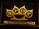 FREE Five Finger Death Punch LED Sign - Yellow - TheLedHeroes