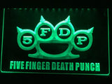 FREE Five Finger Death Punch LED Sign - Green - TheLedHeroes