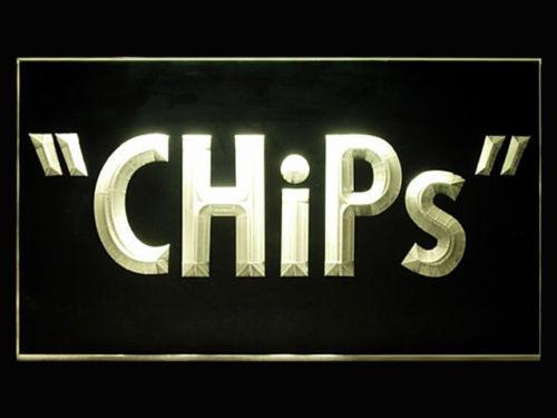 CHiPs LED Neon Sign Electrical - Yellow - TheLedHeroes