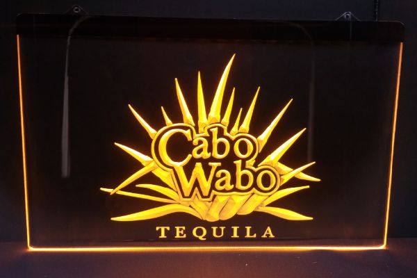 FREE Cabo Wabo Tequila LED Sign - Yellow - TheLedHeroes