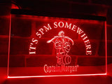 Captain Morgan It's 5 pm Somewhere LED Neon Sign Electrical - Red - TheLedHeroes