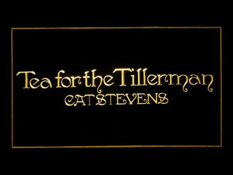 Cat Stevens Tea For The Tillerman LED Sign - Yellow - TheLedHeroes