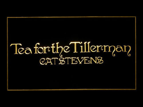 FREE Cat Stevens Tea For The Tillerman LED Sign - Yellow - TheLedHeroes