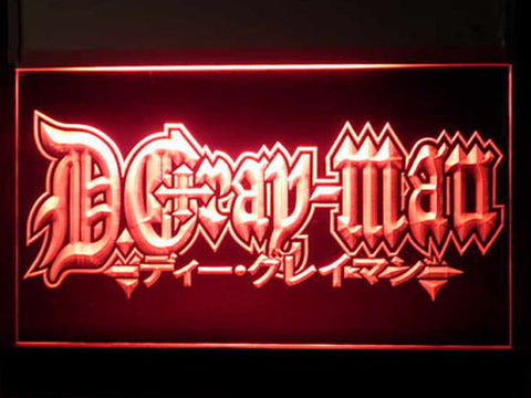 FREE D.Gray-man LED Sign - Red - TheLedHeroes