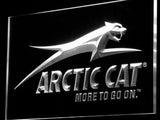 Arctic Cat Snowmobiles Logo LED Neon Sign USB - White - TheLedHeroes