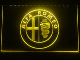 FREE Alfa Romeo LED Sign - Yellow - TheLedHeroes