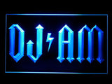 FREE DJ AM LED Sign - Blue - TheLedHeroes