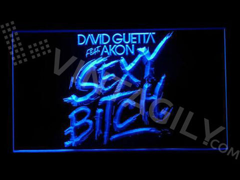 FREE David Guetta Feat Akon Sexy Bitch LED Sign -  - TheLedHeroes