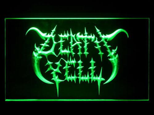 Death Yell LED Neon Sign USB - Green - TheLedHeroes