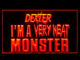 FREE Dexter Morgan Neat Monster LED Sign - Orange - TheLedHeroes